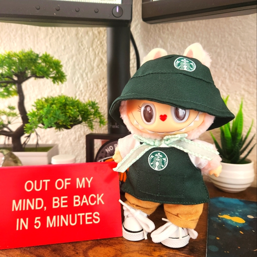 LABUBU Starbucks Uniform NWT